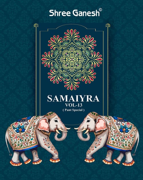 Samaiyra Vol-13 Suits (Chudidar Pant Style)